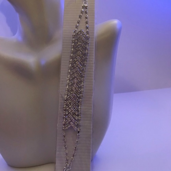 Stunning Sterling Silver Bracelet V‎ Shape CV - Picture 4 of 8